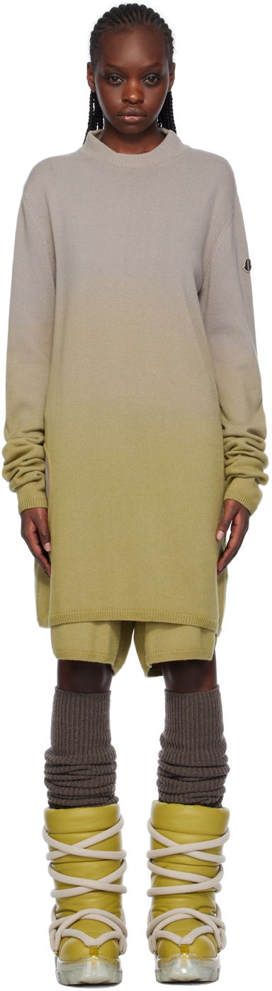 Sweater Rick Owens Moncler x Sweater Grön | MU02C9G01 M3746