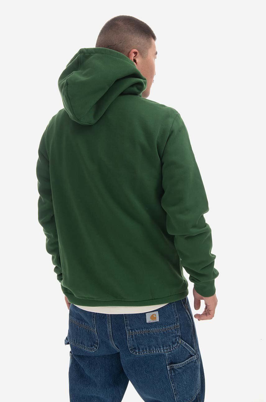 Sweatshirt FJÄLLRÄVEN Hoodie With Print Grön | F84144.678, 1