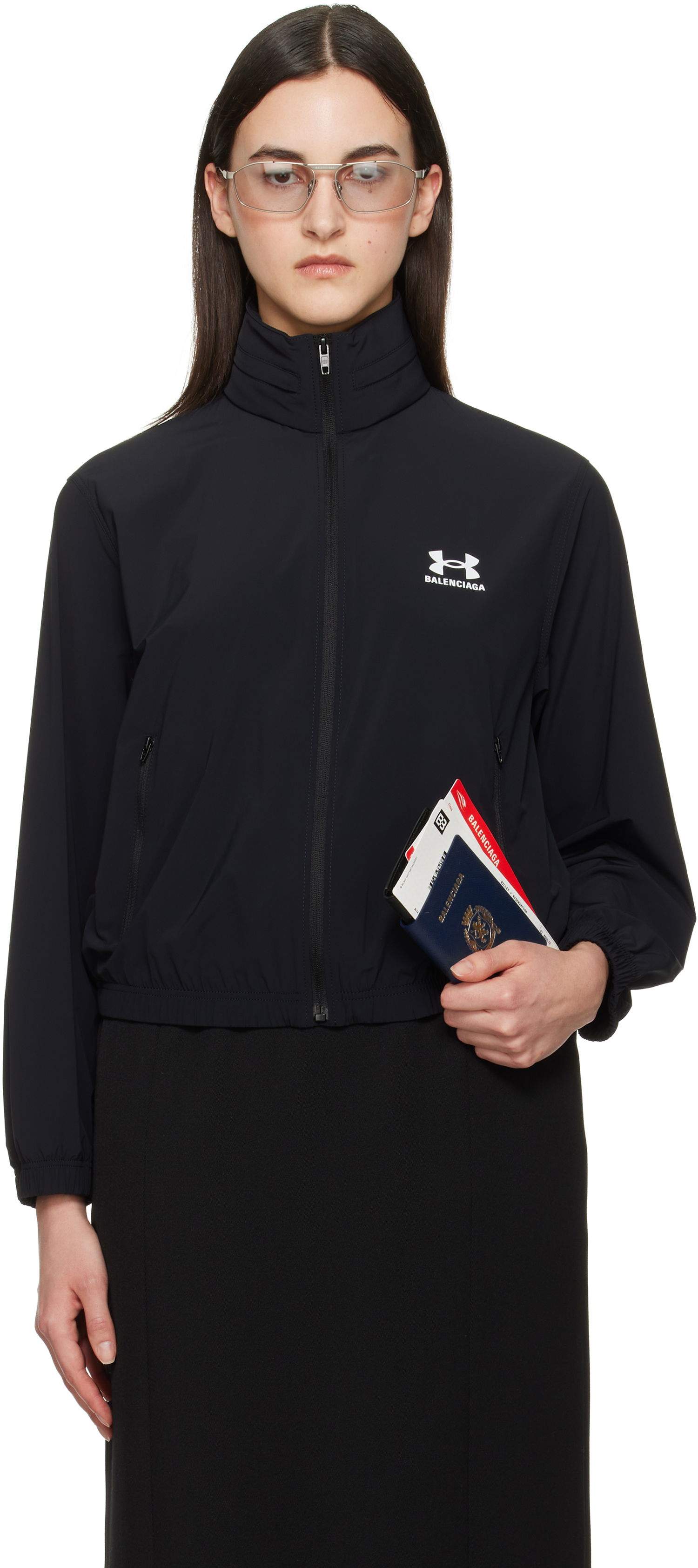 Vindjacka Balenciaga Under Armour Edition Winbreaker Jacket Svart | 814126 TQO35, 0