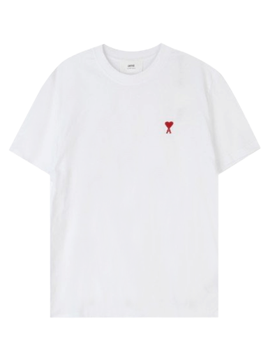T-shirt AMI T-Shirt Vit | BFUTS001 724 100