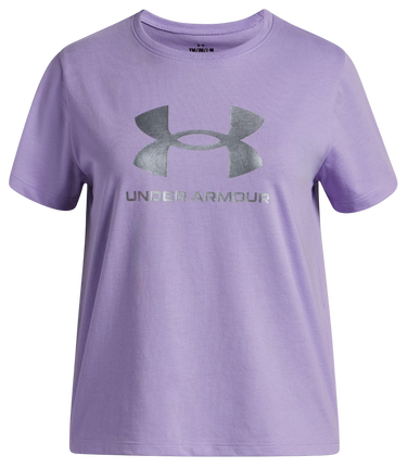 T-shirt Under Armour Rival Shimmer Short Sleeve T-Shirt Purpur | 6004129-538, 0