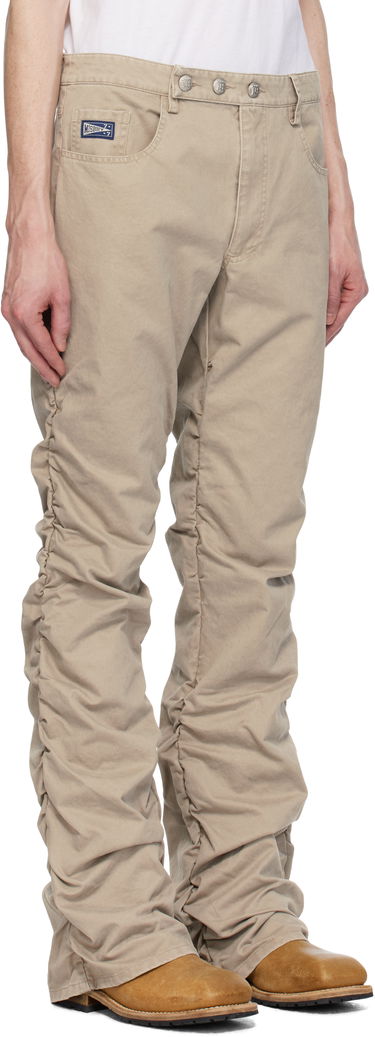 Jeans MISBHV MISBHV Cotton Twill Stacked Trousers Beige | 250M306, 1