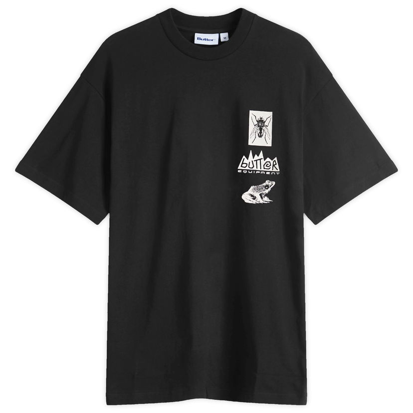 T-shirt Butter Goods Nature Study T-Shirt, Large Svart | BG251105-BLK
