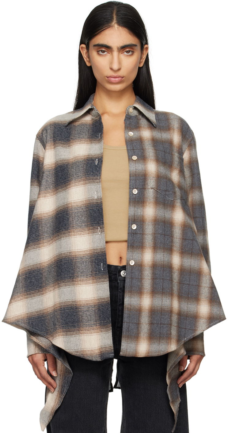 Skjorta OUR LEGACY Apron Shirt Blå | W4242AD, 0