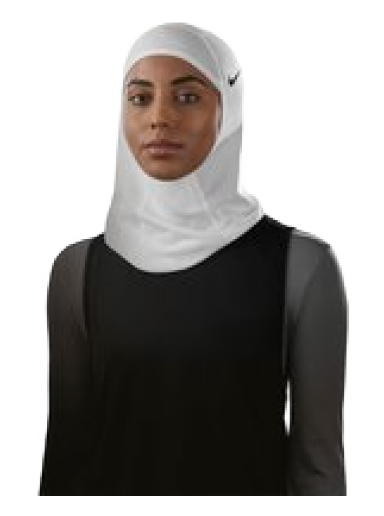 Kepsar och hattar Nike Pro Hijab 2.0 Vit | 9320-13-wht