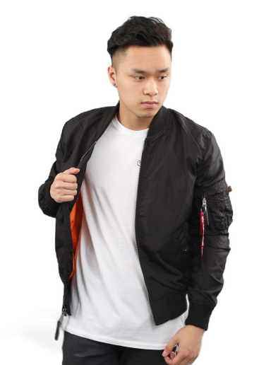Vindjacka Alpha Industries MA - 1 TT Svart | 191103 03