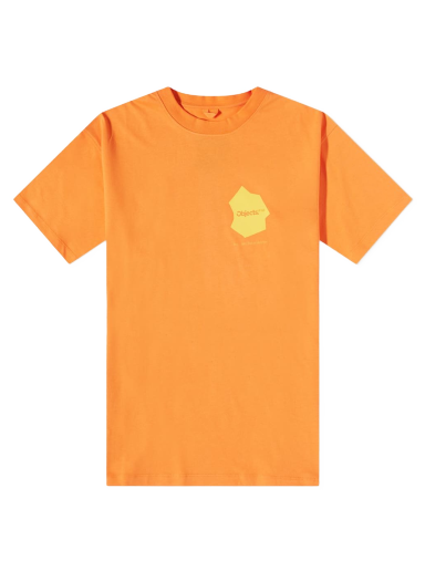 T-shirt Objects IV Life Continuity Print Tee Orange | OBJ-001-109-21