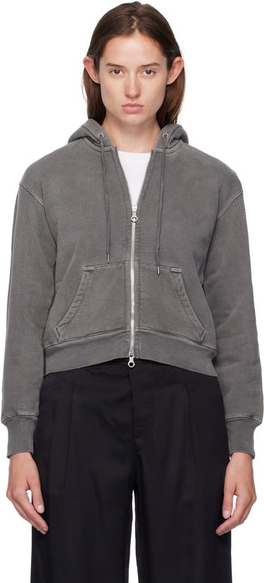 Sweatshirt OUR LEGACY Our Legacy Mischief Zip-Up Hoodie Grå | W4256MW, 0