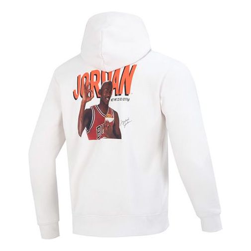 Sweatshirt Jordan Flight MVP OK Hoodie Vit | DV7593-030
