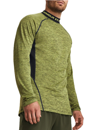 T-shirt Under Armour ColdGear® Twist Mockneck Tee Grön | 1379820-743