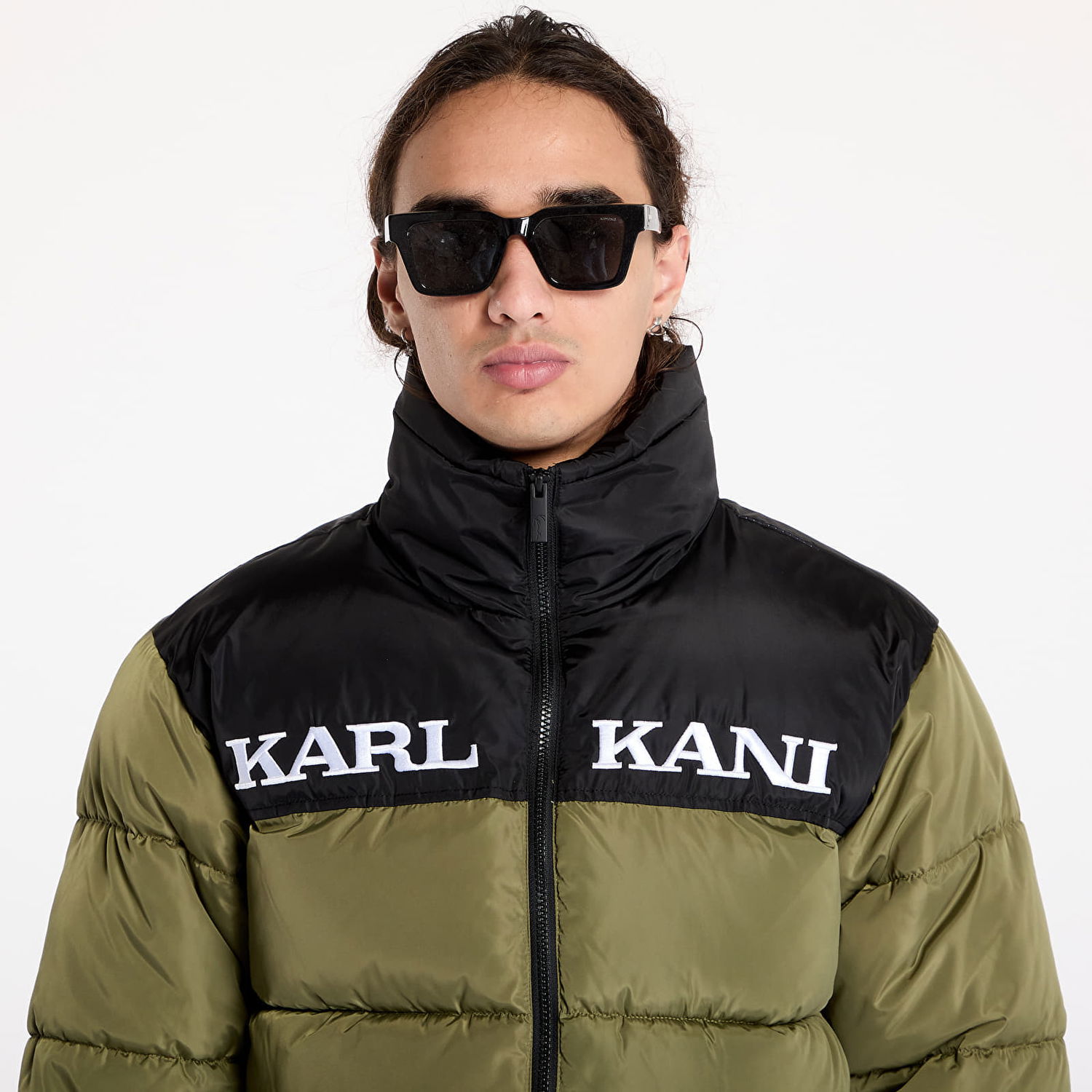 Pufferjacka Karl Kani Jacket Retro Essential Puffer Jacket Olive L Grön | 60760012, 1