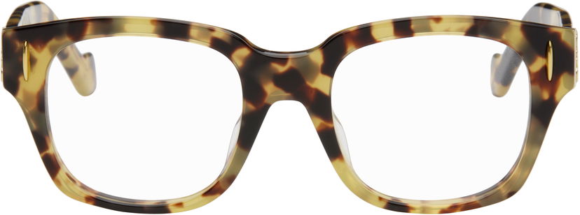 Solglasögon Loewe Loewe Anagram Square Eyeglasses Brun | LW50091I@50056 192337200038