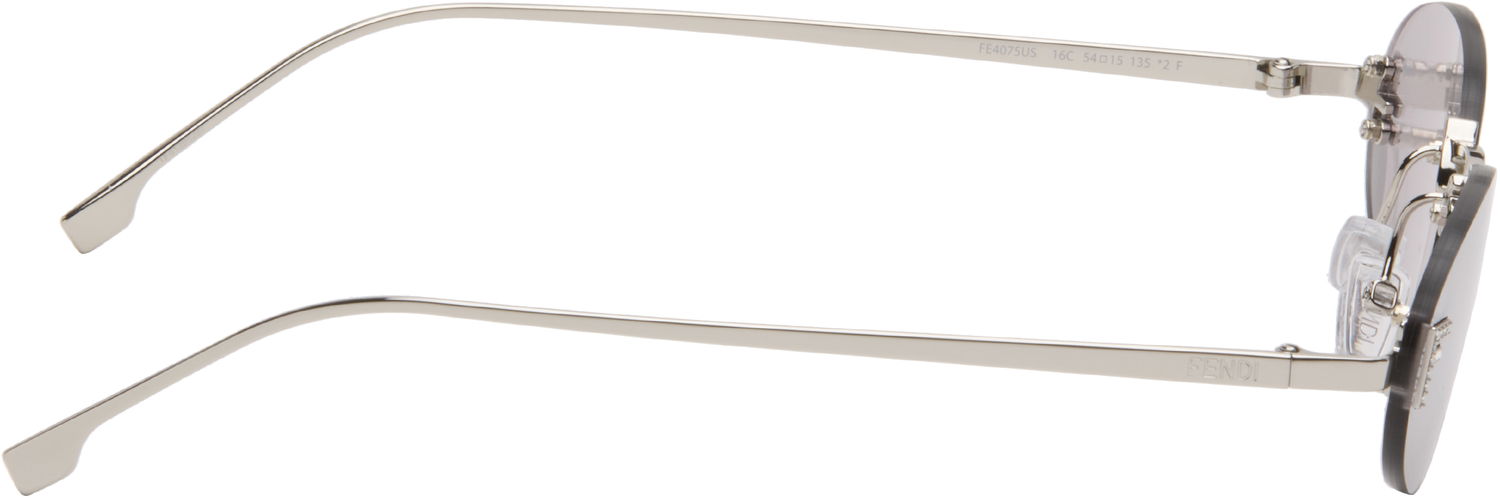 Solglasögon FENDI 'Fendi First' Crystal Sunglasses Metallisk | FE4075US@5416C 840126860436, 1