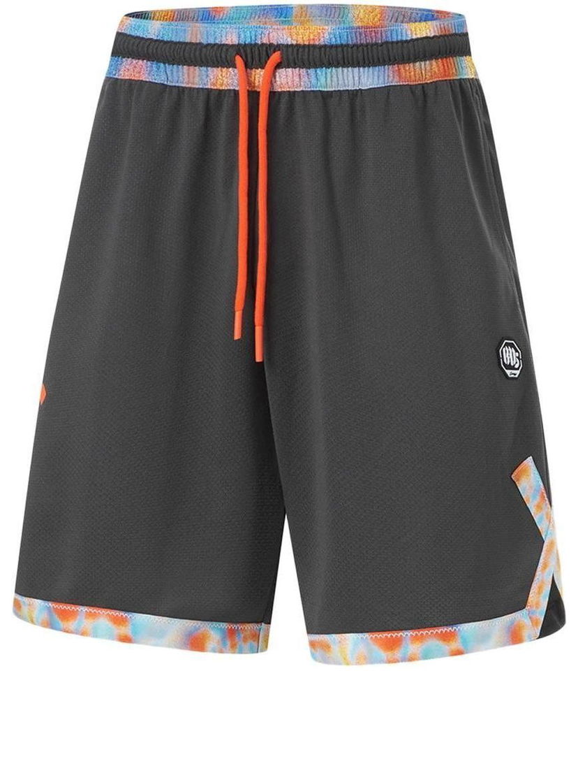 Shorts Li-Ning BadFive Graphic Basketball Shorts Svart | AAPU111-2