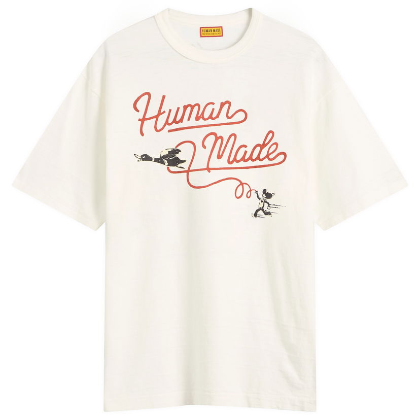 T-shirt Human Made Rope Script T-Shirt Vit | HM30TE017-WHT