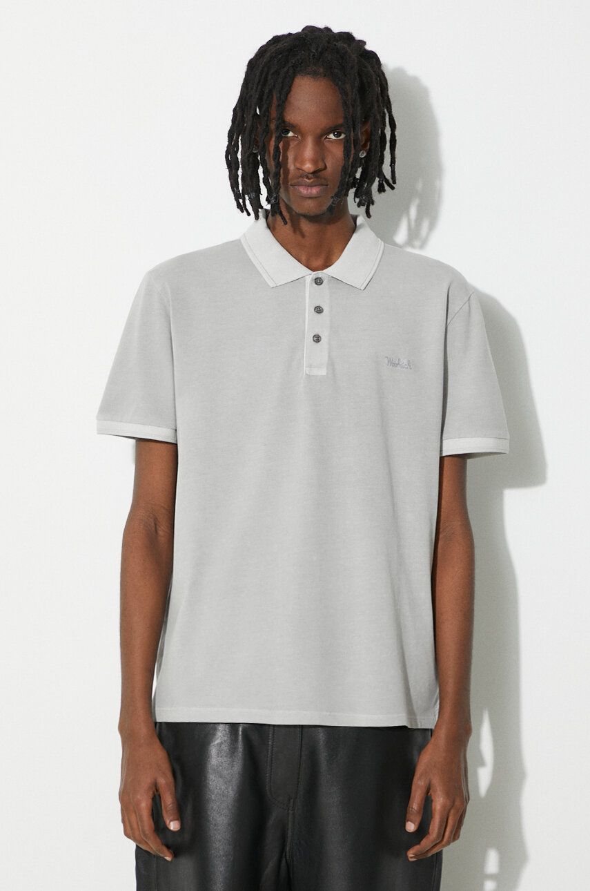 Polotröja WOOLRICH Polo Shirt Mackinack Grå | CFWOPO0065MRUT1483, 0