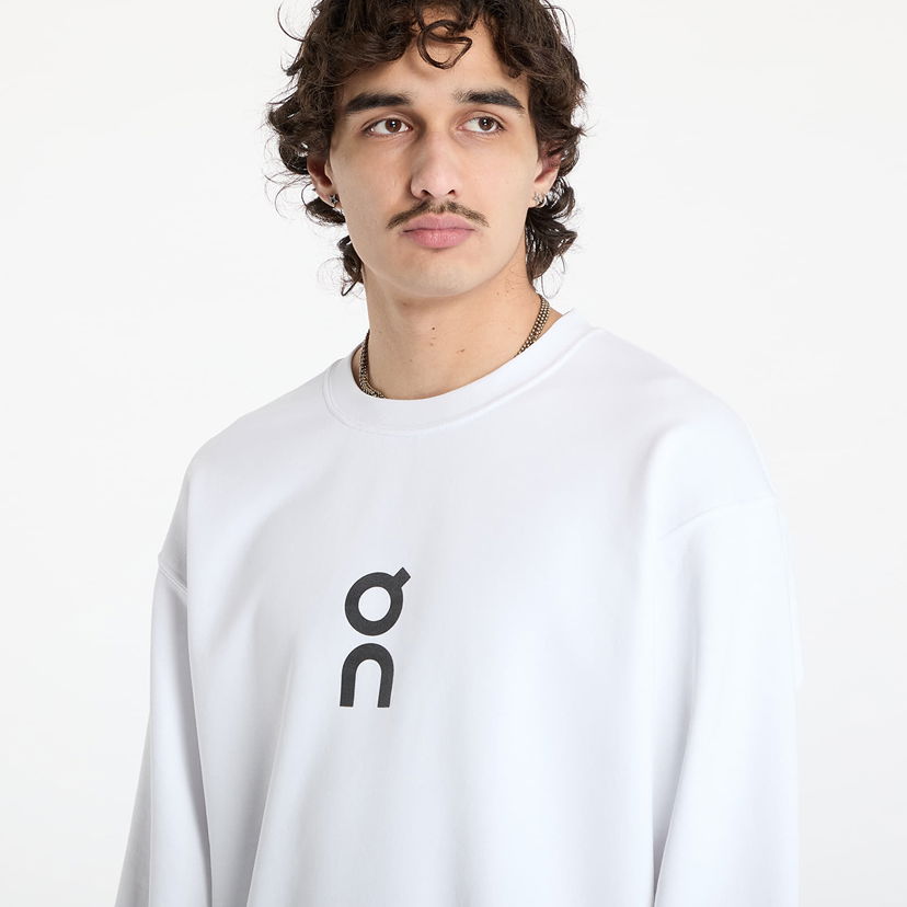 Sweatshirt On Running Running Club Crew Sweatshirt Vit | 1ME10340069