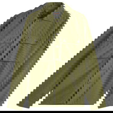 Skjorta BEAMS Beams Plus Textured Ripstop Shirt Jacket, Size Large Grön | 3818-0641-791-67, 1