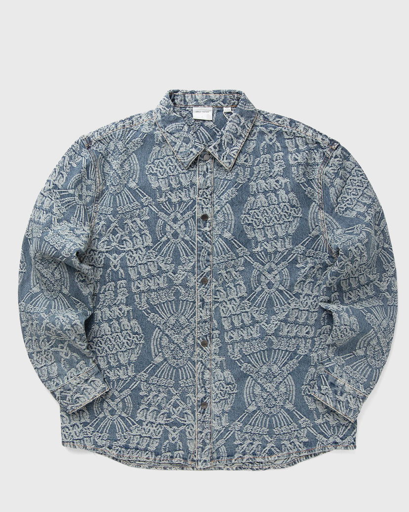 Skjorta DAILY PAPER Macrame Rahul Denim Shirt Blå | 2513092