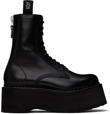 Kläder R13 R13 Double Stack Platform Boots Svart | R13WS026-S001A, 0