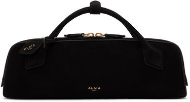 Handväska Alaïa 'Le Teckel' Suede Top Handle Bag Svart | AA1S06026CA328, 0