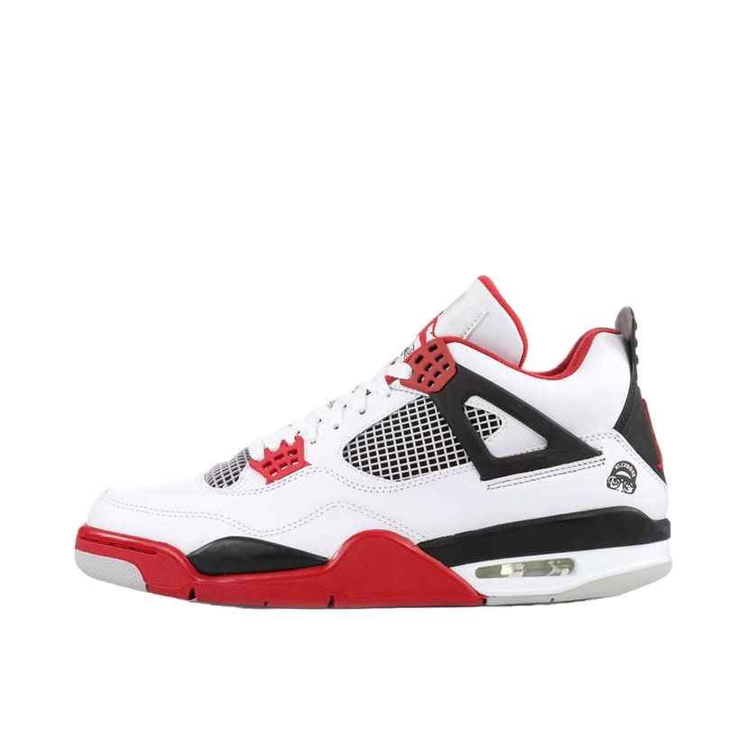 Sneakers och skor Jordan Air Jordan 4 Retro Fire Red Mars Blackmon Vit | 308497-162