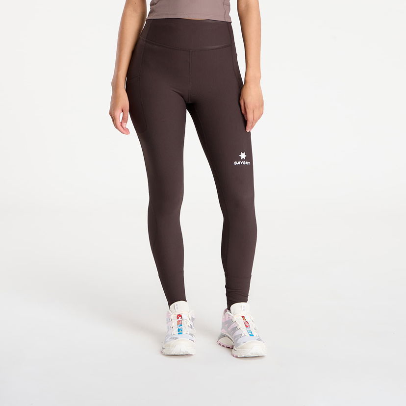 Damasker Saysky SAYSKY Combat+ Rib Long Tights Brun | OWRLT21C712