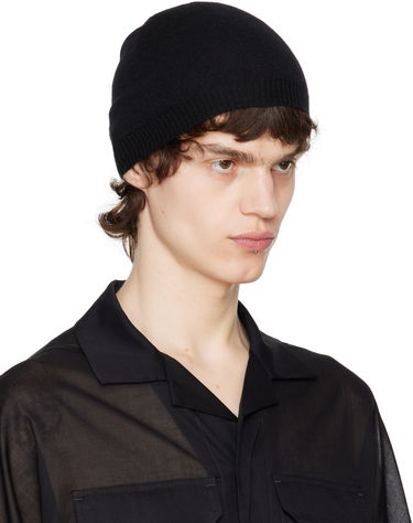 Mössa Rick Owens Rick Owens Hollywood Cashmere Beanie Svart | RU01E5495 WS, 1
