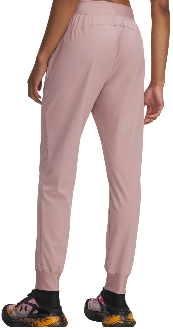 Byxor Under Armour Rival Hi Rise Woven Pant Rosa | 1382727-673, 1