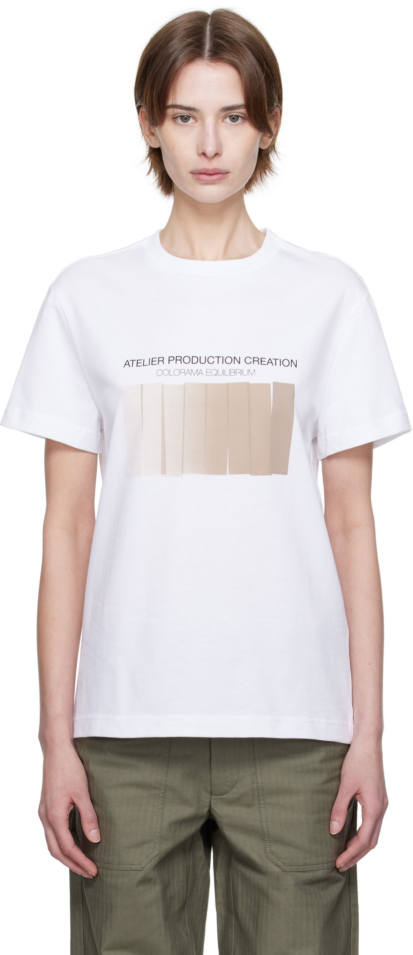 T-shirt A.P.C. A.P.C. Franck Graphic T-Shirt Vit | COHGS-M26503