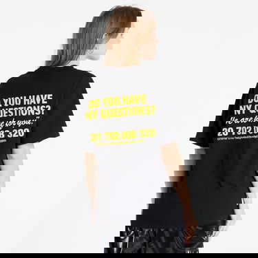 T-shirt Pleasures FTSHP x Questions T-Shirt Svart | P24W075 BLACK, 5