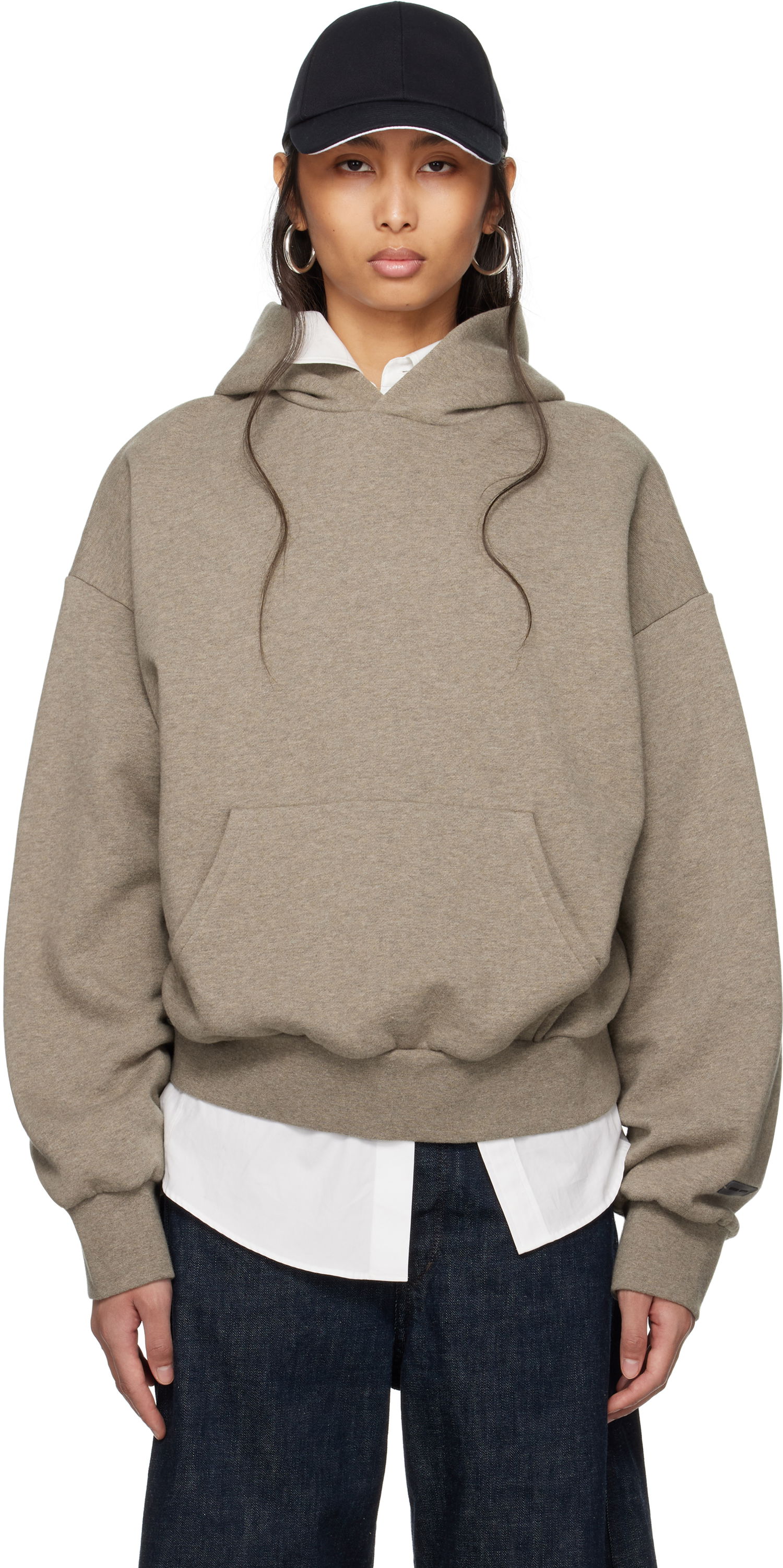 Sweatshirt Fear of God Fear of God ESSENTIALS Classic Hoodie Grå | 192AS252051F, 0