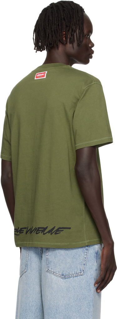 T-shirt KENZO Kenzo Paris Futura 2000 Edition Cotton T-Shirt Grön | FF65TS2524SG, 2