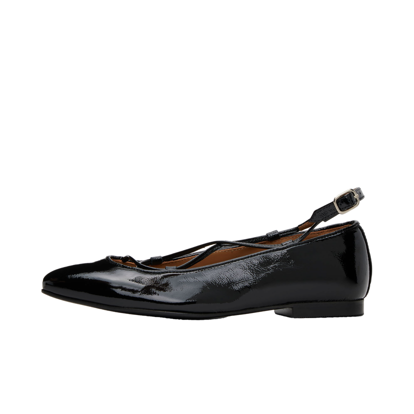 Sneakers och skor A.P.C. Lace-Up Ballerina Flats Svart | PXCAI-F53309