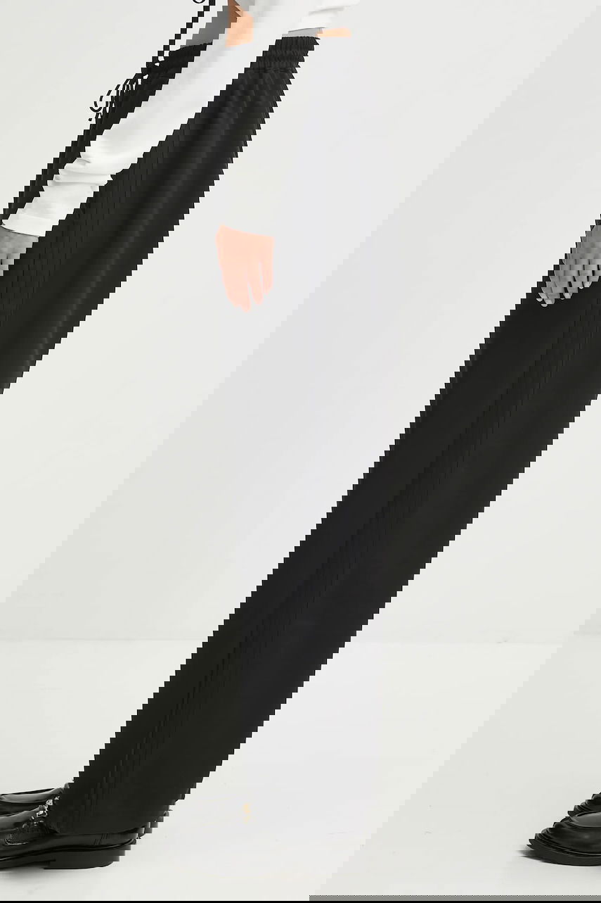 Byxor Y-3 Y-3 3S Track High-Waist Wide-Leg Pants Svart | JV6772, 1