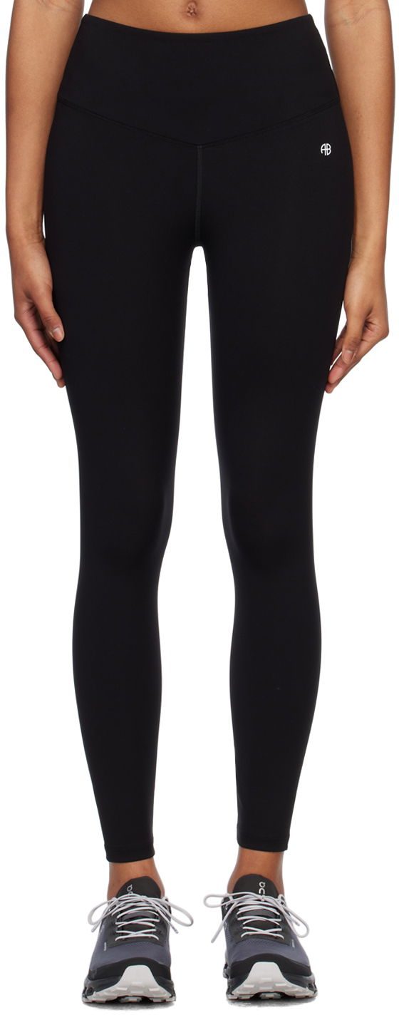 Damasker Anine Bing High Waist Active Leggings Svart | S-03-9116-000