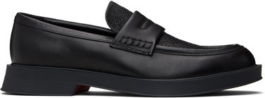 Sneakers och skor BOSS Hugo Embroidered-Logo Loafers Svart | 50548486, 0