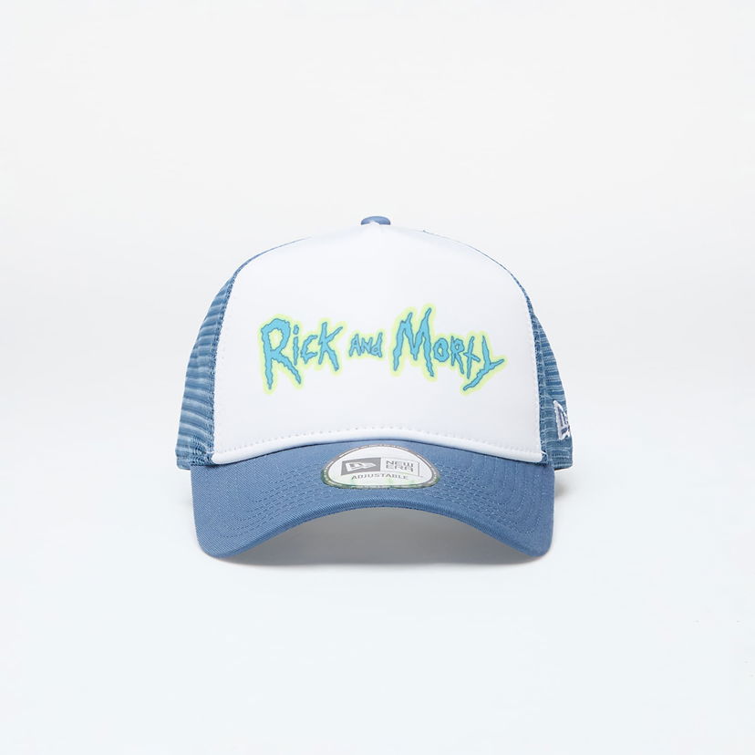 Keps New Era Rick And Morty 9Forty Trucker Snapback Faded Blue/ White Blå | 60503551