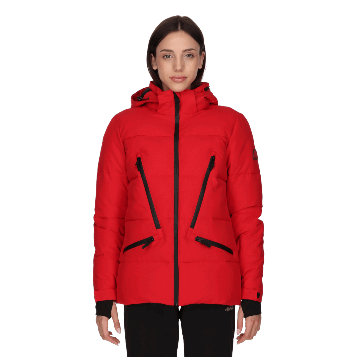 Pufferjacka Ellesse ZIZZY Puffer Jacket with Hood Röd | ELA223F522-51, 0