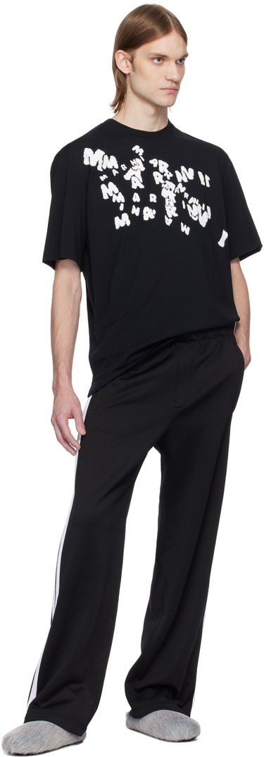 T-shirt Marni Marni 'Marni' Caos Logo T-Shirt Svart | HUMU0287P0 USCX49, 3