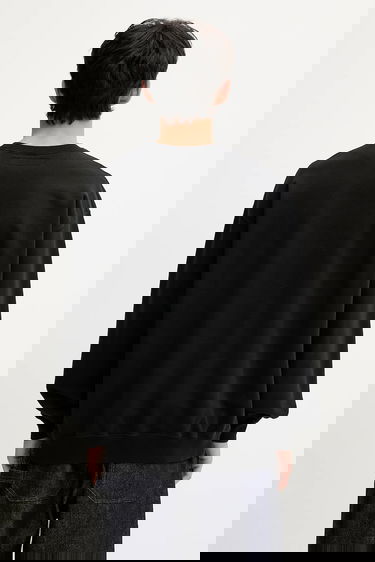 Sweatshirt Neighborhood NEIGHBORHOOD Classic Long Sleeve Sweatshirt with Graphic Svart | 251FPNH.CSM01, 2