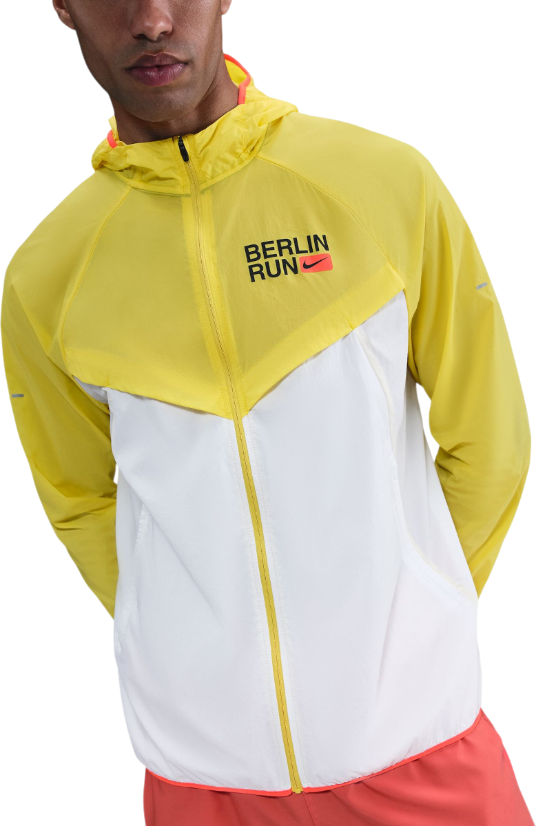 Jacka Nike Nike Stride Berlin Marathon Hooded Jacket Gul | ih4068-100