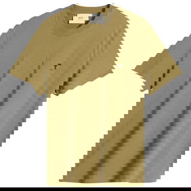 T-shirt AMI Men's AMI Paris Light Jersey ADC T-Shirt, Size Large Grön | H25HTS346-724-298H25, 1