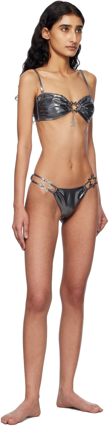 Badkläder MISBHV MISBHV Hollywood Bikini Bottom Grå | 250W603, 3