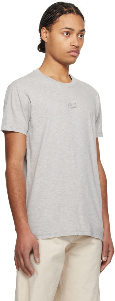 T-shirt Maison Margiela Maison Margiela Stamp Logo T-Shirt Grå | S50GC0706 M20086, 1