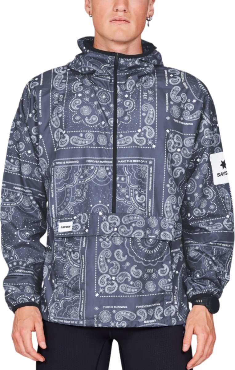 Vindjacka Saysky Saysky Paisley Pace Anorak Grå | mmrja05c1020, 0