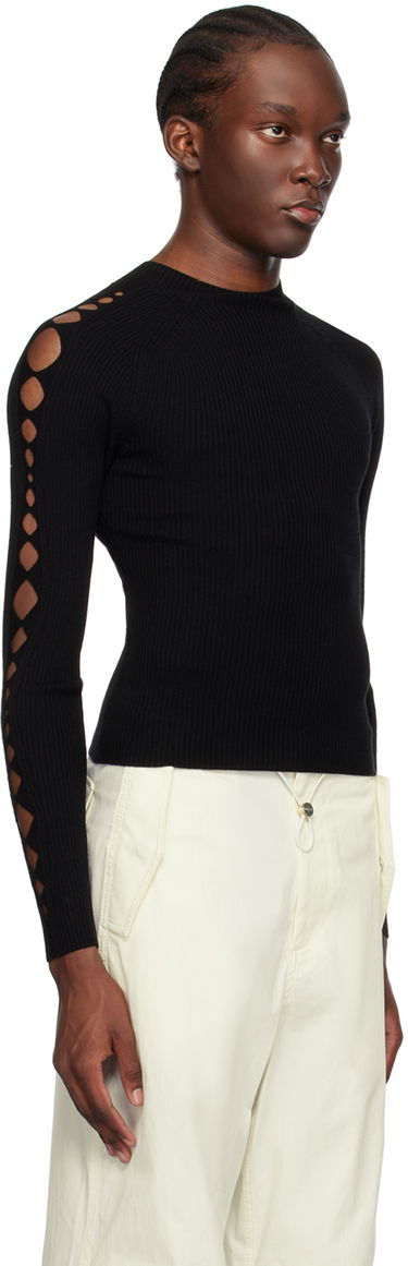 T-shirt Dion Lee Cutout Detail Knit Top Grön | A7725P23, 4