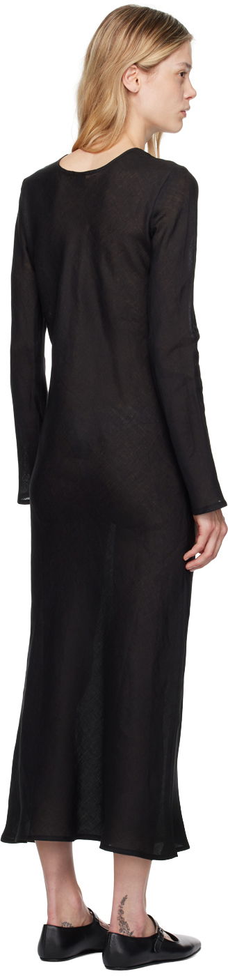 Klä Baserange Baserange Dydine Long Sleeve Maxi Dress Svart | DRDYL-LI-EXAU24, 2