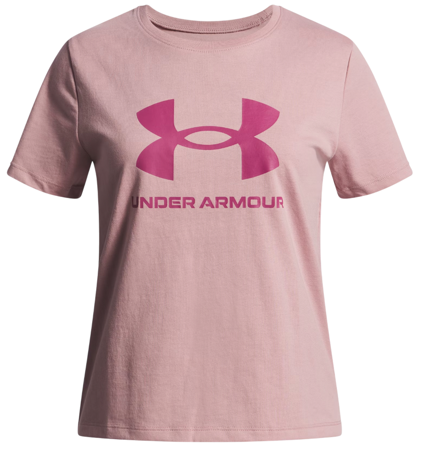 T-shirt Under Armour T-Shirt BIG LOGO Short Sleeve Rosa | 1389756-673