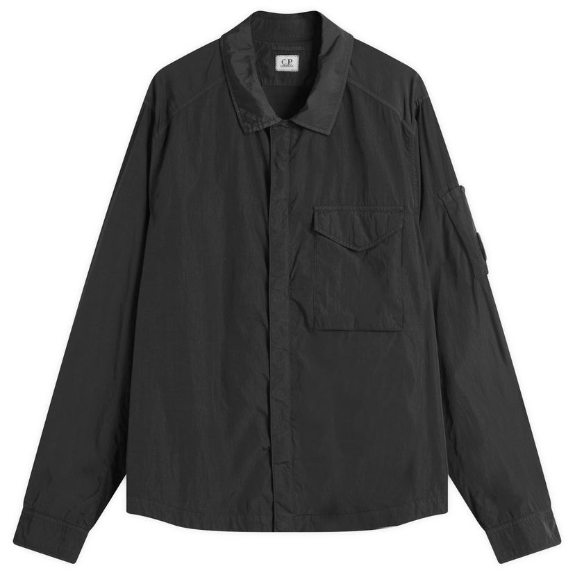 Skjorta C.P. Company C.P. Company Chrome-R Overshirt, Size Large Svart | 18CMOS095A-005904G-999